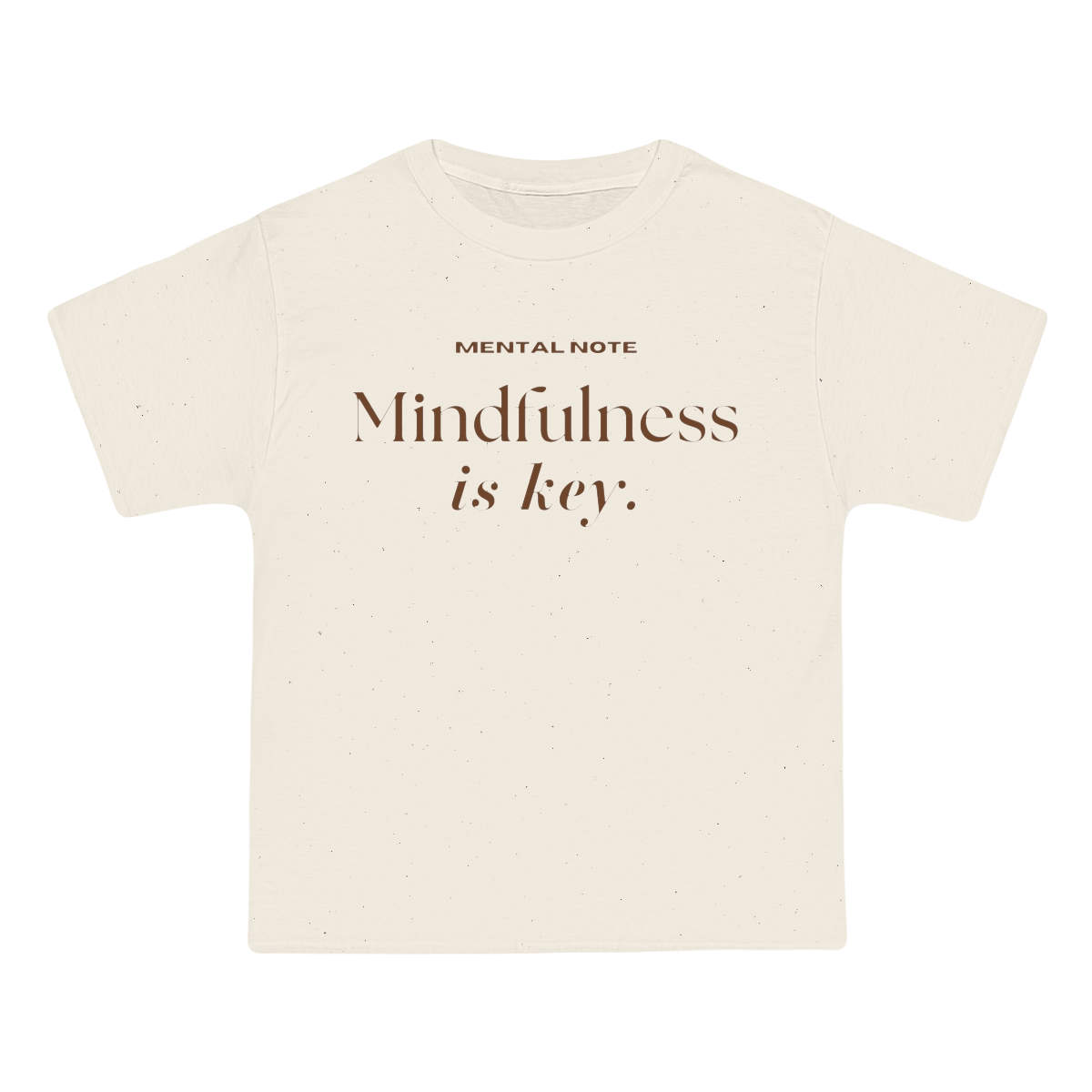 Mindfulness Is Key Tee - Natural (Unisex)