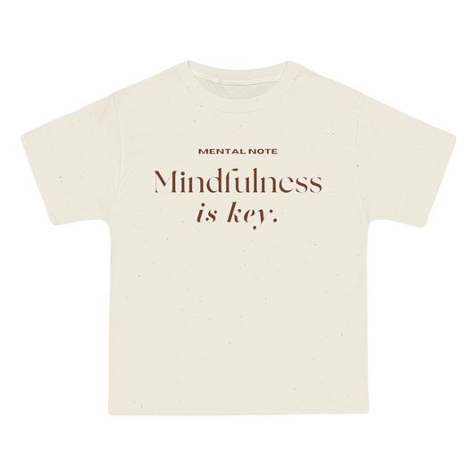 Mindfulness Is Key Tee - Natural (Unisex)